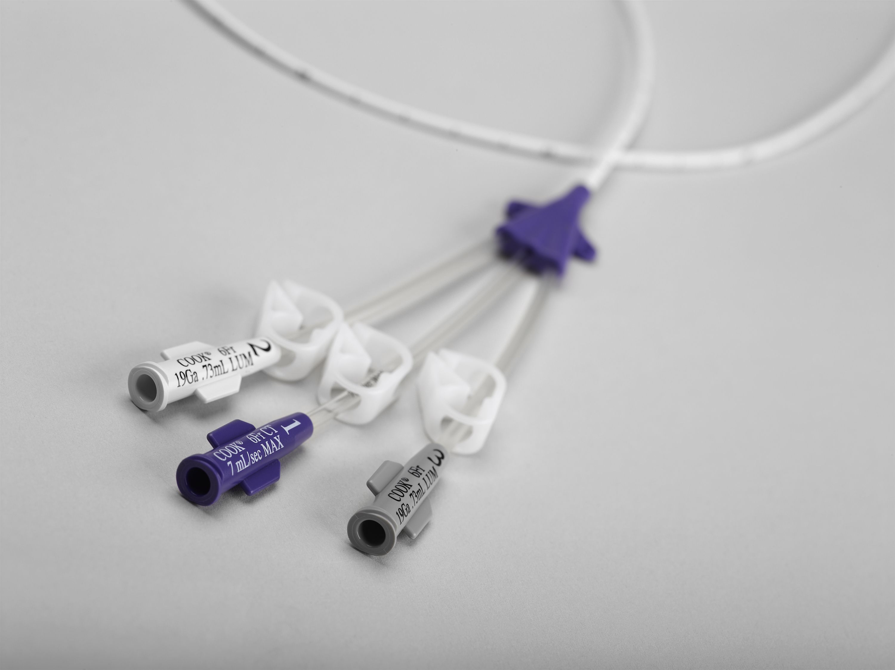 The Turbo-Ject Power Injectable PICC from Cook Medical. Permission for use granted by Cook Medical Incorporated, Indiana.